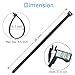 Zip Ties 16 inch(100 Pack), 60 lb, Black Cable Ties, UV Resistant Wire Ties for Indoor and Outdoor Use, Paloka