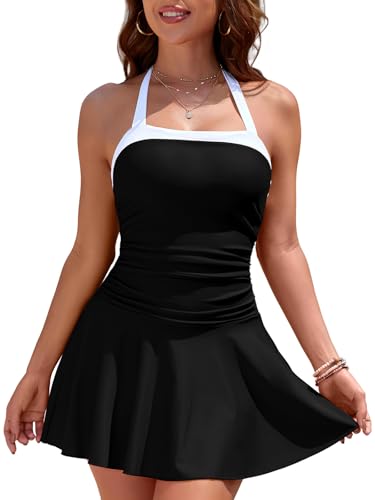 Maillot de bain grande taille froncé idéal pour vacances et spa relaxant