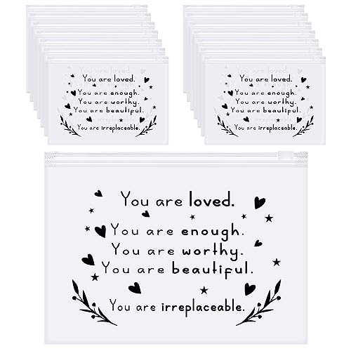 Sotiff 60 Pcs Inspirational Makeup Bags