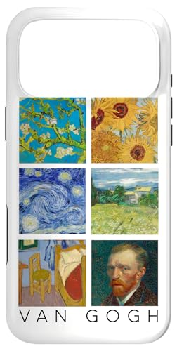 ヴァン・ゴッホの絵画 ひまわり 星月夜 自画像 スマホケース iPhone 17 Pro Max 用