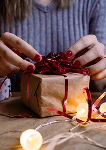 Valbox 8X8X4 Inches Gift Boxes 12 Pcs Brown Paper Gift Boxes With Lids For Gifts, Wedding Present, Bridesmaid Proposal Box, Birthday Party Favor, Easy Assemble Box With 66Ft Twine #TOP4