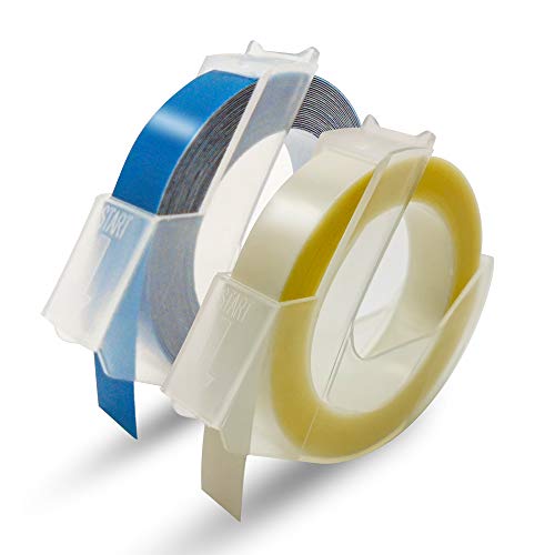 �_�C�� �݊� ���x���e�[�v ���� �ΐF 2�F���� �₠�� DM0903C DM0903LB 9mm��X3m Dymo �e�[�v�J�[�g���b�W �uColor Skyer�v�i����*�ΐF 2�F�Z�b�g�j