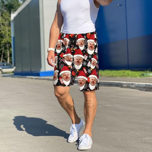 Custom Short Pajamas with Face Personalized Casual Funny Pajama for Men Customize Your Photo Pajamas Short4