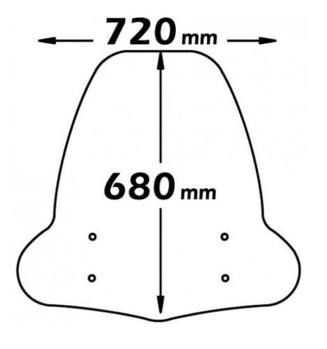  E102 + A134 PARABREZZA CUPOLINO ISOTTA APRILIA SPORTCITY 200 2006