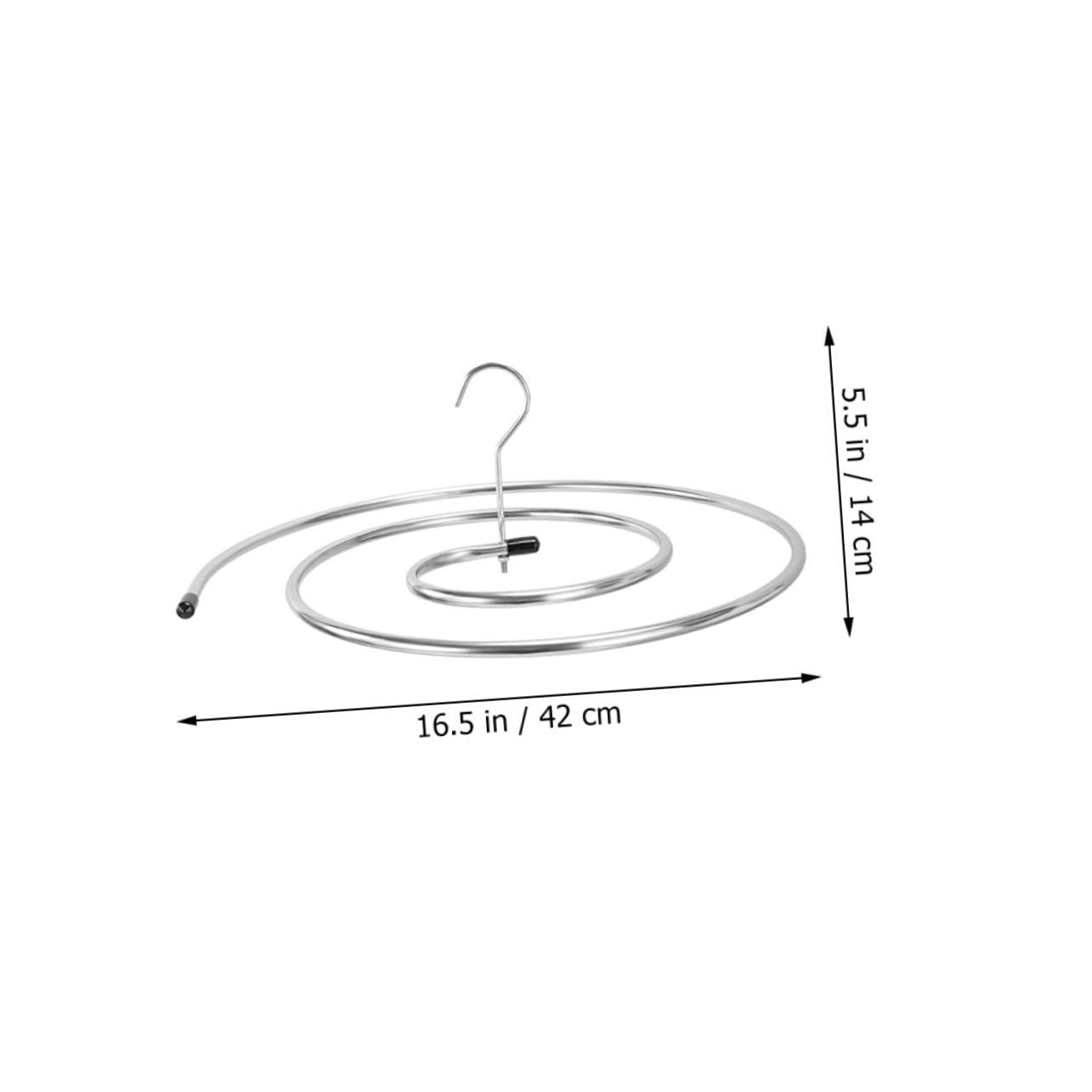 HOOTNEE Spiral Blanket Hanger Stainless Steel Bed Sheet Drying Rack Space Saving Laundry for Quick Drying Quilts and Wind Resistant Design