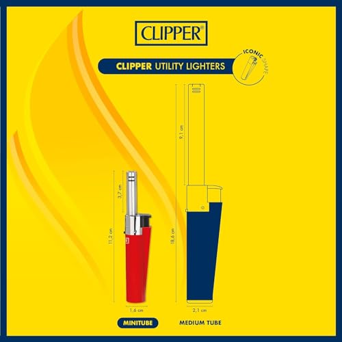 Clipper Minitube Encendedores Recargables Pack 24 unidades miniatura 3