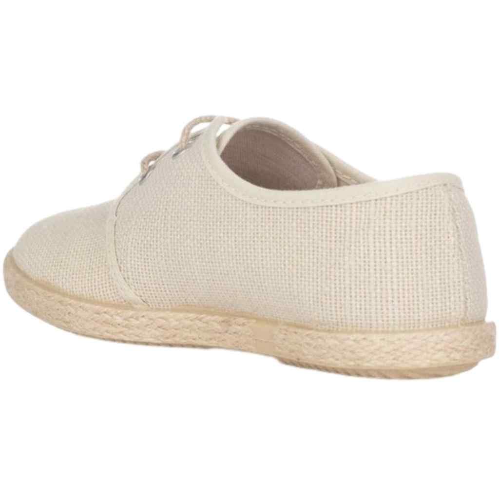 DE PABLOS - 2133 - Zapato Blucher para Niño Textil Cordones Hielo - 25