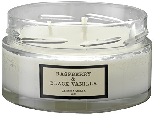 Bougie framboise vanille noire 3 mèches pour éliminer les odeurs - 2