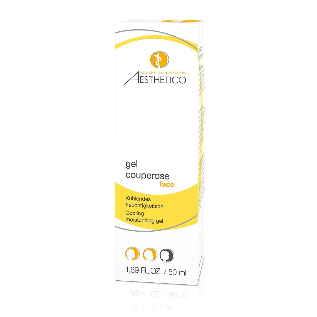 AESTHETICO Couperose Gel Stärkt Gefäße, Beruhigt Haut 5 x 50ml
