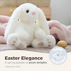 Bearington Whiskers The Plush Rabbit, 10.5 Inch Plush Easter Bunny Bearington Whiskers The Plush Rabbit 105 Inch Plush Easter Bunny