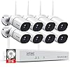 5MP Wireless Security Camera System with Two Way Audio, SAFEVANT 8 Channel NVR with 8pcs HD Cameras Surveillance System…