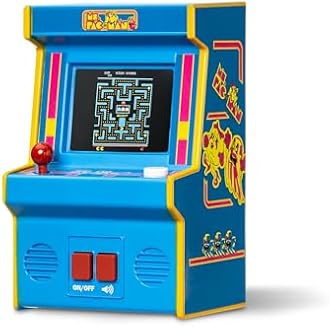 Arcade Classics - Retro Mini Arcade Game, Full Color Screen, Classic Handheld Electronic Game Console, 90s Toy, Great Gift for Kids 8+, Ms. Pac-Man