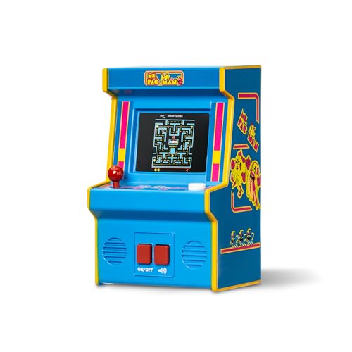 Arcade Classics Ms. Pac-Man - Retro Mini Arcade Game, Full Color Screen, Classic Handheld Electronic Game Console, 90s Toy, Great Gift for Kids 8+ - Thumbnail 3