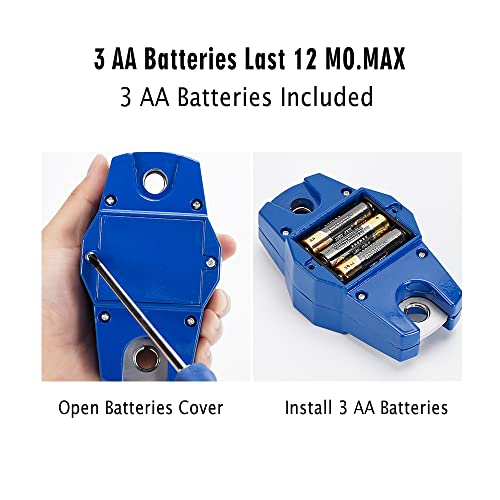 Digital Crane Scale 300Kg/660Lb Portable Mini Handheld Electronic Scale Fishing Scale, Hunting, Travel Luggage Weight, Farm Weighing, Father's Gift, Industrial Crane Scale (Navy Blue) #TOP4