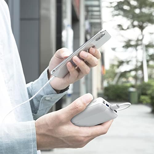 Resim Bix PB302 Dört Portlu PD + 3x USB 22.5W QC Şarj Destekli 30000 mAh Powerbank (White) 