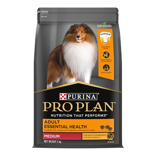 PURINA Pro Plan Adult Dog Kibble Food for Medium Sized Dogs, 3Kg Pack