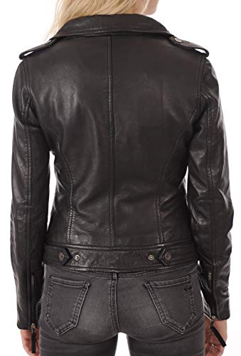 KYZER KRAFT Womens Leather Jacket Bomber Motorcycle Biker Real Lambskin Leather Jacket for Womens3