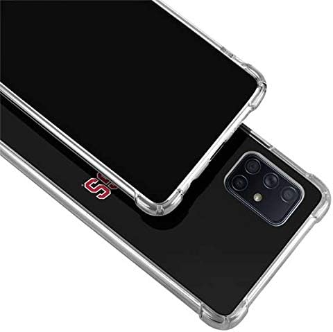 Skinit Clear Phone Case Compatible with Galaxy A71 5G - Officially Licensed University of Georgia Bulldogs Design