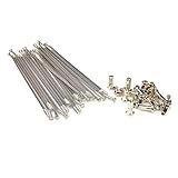  HAAN WHEELS - Juego de radios plata para llanta 19 para buje OEM 25 5403