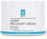 bela vi Hemp Recovery Cream I 150mg Hemp Oil |Made in USA Skin Recovery Cream for Pain, Bruising &amp; Swelling Relief | Made with Natural Hemp Oil, Arnica, Aloe, Lavender, Peppermint &amp; Menthol | 2 oz jar