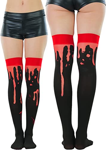 Image of ToBeInStyle Women's Nylon Thigh High Schoolgirl Opaque Stockings
