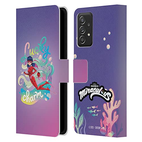 Housse Miraculous Aqua Ladybug Samsung Galaxy A53 5G protection portefeuille cuir