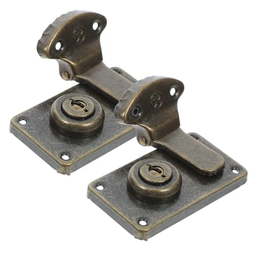 Balacoo Enhanced Security Antique Suitcase Lock Multiuse Latch Locks for Travel