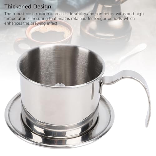 Cafetera Vietnamita Portátil con Filtro Ajustable de 200 ml miniatura 4