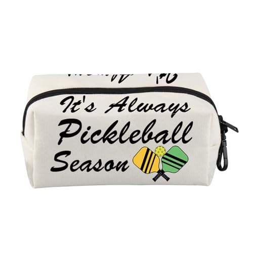 VAMSII Pickleball Lover Bag Pickleball Player Pouch It's Always Pickleball Season Gift for Pickleball Coach Pickleball Lover Gift