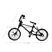 kidbeile Mini Finger Bike Toy – Alloy Mountain Bicycle Model with Tools, Movable Parts, Gift for Kids & Collectors (Black)