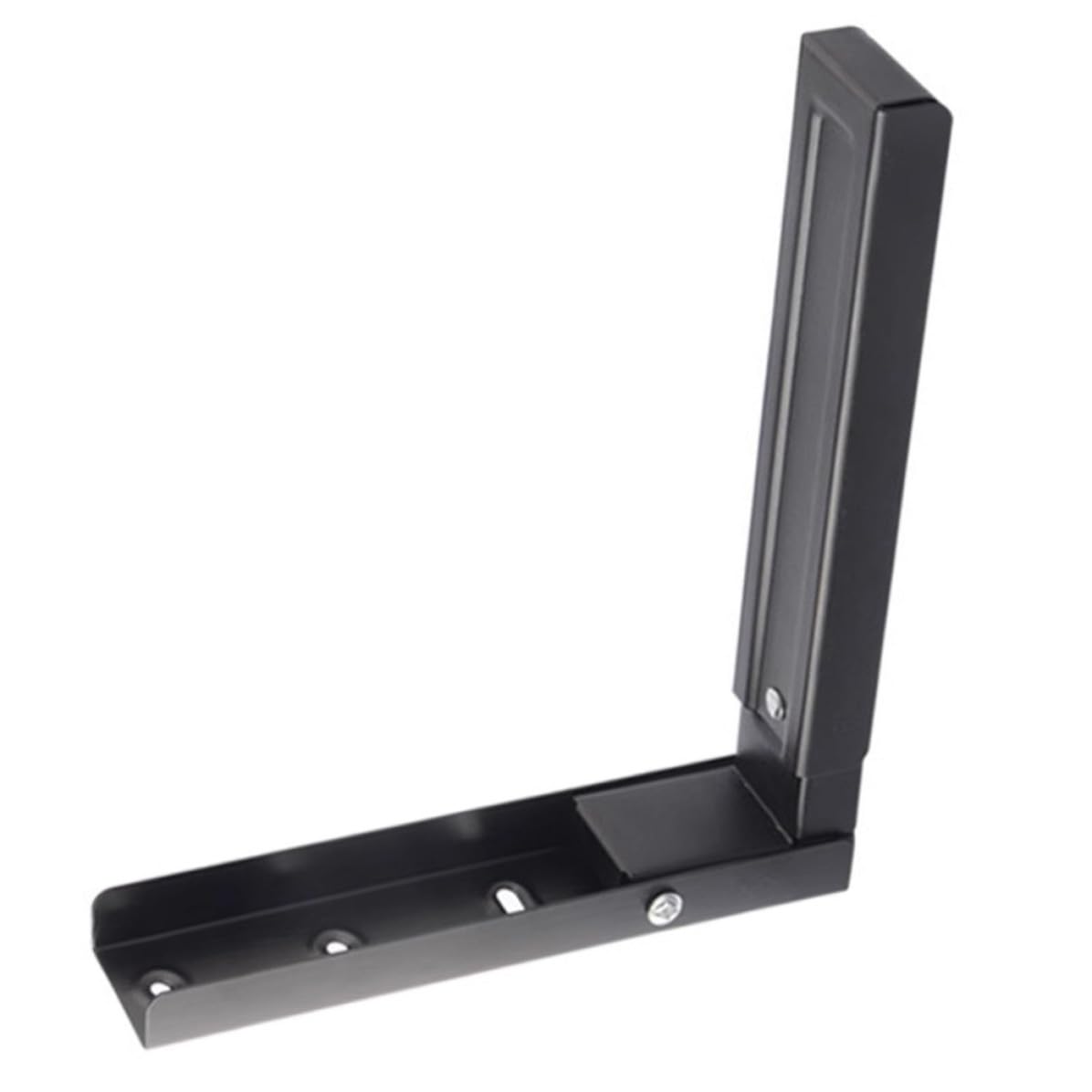 Support extensible micro-ondes noir VALICLUD étagère pliable cuisine