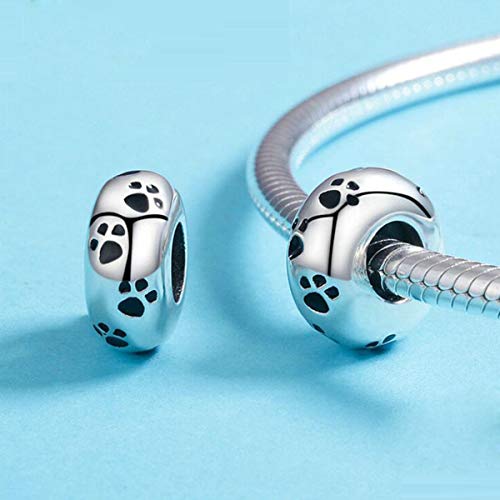 Image of Anniversary Christmas Charms Clip Charm Stoppers Beads Original 925 Sterling Silver Stars Flower Crystal Spacer Bead for Bracelet Charm