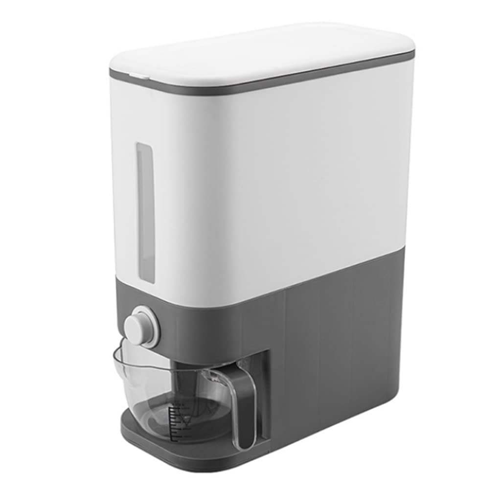 Dispenser Per Cereali Distributore di cereali domestici, distributore di cibo più spessa di stoccaggio di misurazione del barilotto della farina d'avena della farina d'avena for la cucina Forniture Da