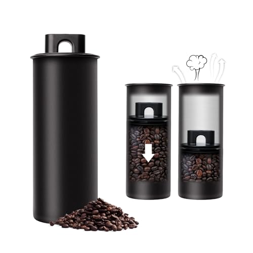 SUROQUE Vacuum Coffee Canister, 53oz Air Seal for Coffee Bean Storage, Stainless Steel Food Storage...