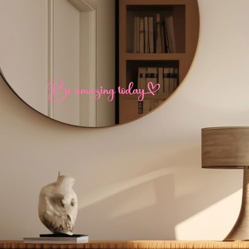 Image of Set 3Pcs Be Amazing Today Rearview Mirror Decal