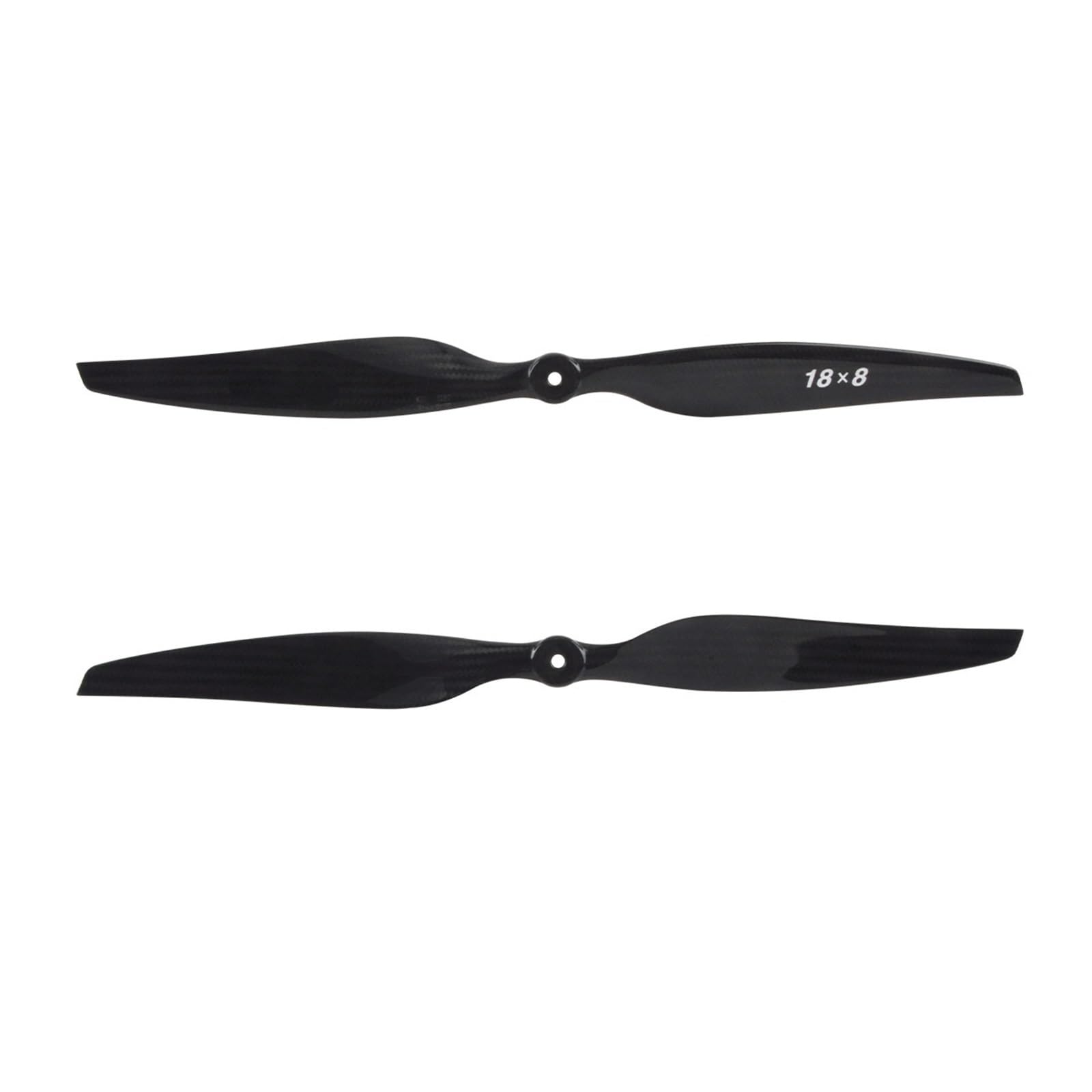 Hélice de avión RC Fibra Carbono 18x8 19x10 20x10 22x10 Tejido aeroespacial, Compatible con Motores(1808E-CF)
