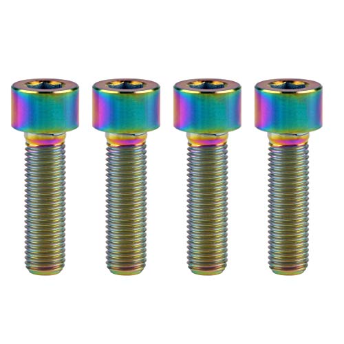Vis à tête hexagonale M10 x 35 mm en lot de 4 boulons filetés