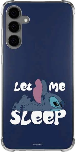 Skinit Clear Phone Case Compatible with Galaxy S24 Plus - Officially Licensed Disney Lilo and Stitch Face Expression Pattern Design