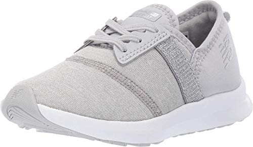 New Balance Kid's FuelCore Nergize V1 Sneaker, Rain Cloud/Rose Gold, 2 Wide Infant