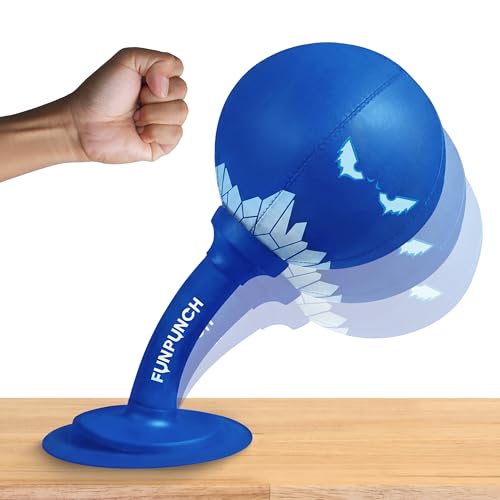 FunPunch Rage Bag Desktop Punching Bag for Kids and Adults - Suction Cup Punching Bag