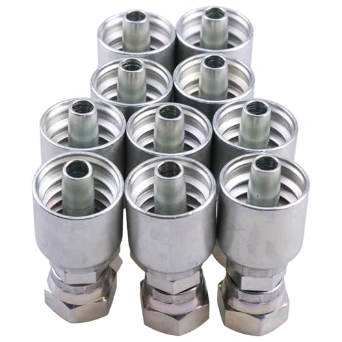 Image of 10PCS Fitting With 3 /8 inch Flat Face Seal Thread 1JS43-6-6