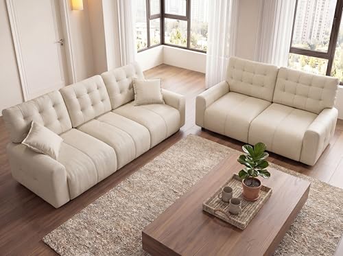 Oversized Sectional Leather Couch for Lving Room Extra Large Deep Seat Sofa