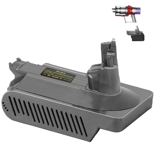 Image of V10 Adapter for Milwaukee M18 18V Battery Convert to Replace for Dyson V10 SV12 Absolute Animal Motorhead Fluffy Total Cordless Stick Vacuum Cleaner (No Battery)