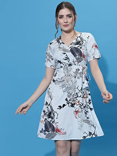 Image of OOMPH! Women's Crepe A-Line Mini Dress Pack of 1