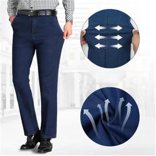 Genty Fit Mens Pants,Gentyfit Mens Pants Timelessflex - Men's High Stretch Straight Fit Pants,Casual Fit Dad Jeans2