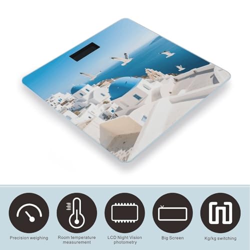 Báscula digital para baño Santorini con sensores precisos miniatura 3