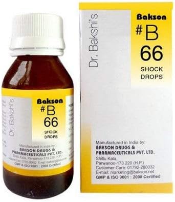 B66 Shock Drops (30ml) - Pack of 1 - By Natural & Herbal
