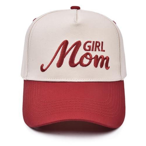 Image of Mommin Trucker Hat,Vintage Two-Tone Women's Baseball Cap with Mama Hat Mothers Day Great Gifts for Mom Wife Stepmom
