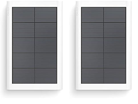 Ring Small Solar Panel, 1.9W for Outdoor Cam (Stick Up Cam), Stick Up Cam Pro, Spotlight Cam Plus, Spotlight Cam Pro - White (Pack of 2) (White (Pack of 2)) Thumbnail