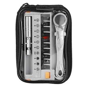 12 in 1 Portable Mini 1/4 - ? Quick Ratchet Socket Wrench, Screwdriver Bits Set Hand Repair Tool, Socket Wrench Sets, for Auto Repairing
